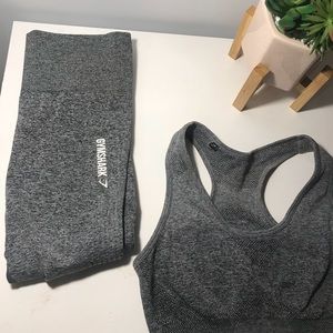 Gymshark Grey Ombré Seamless Set